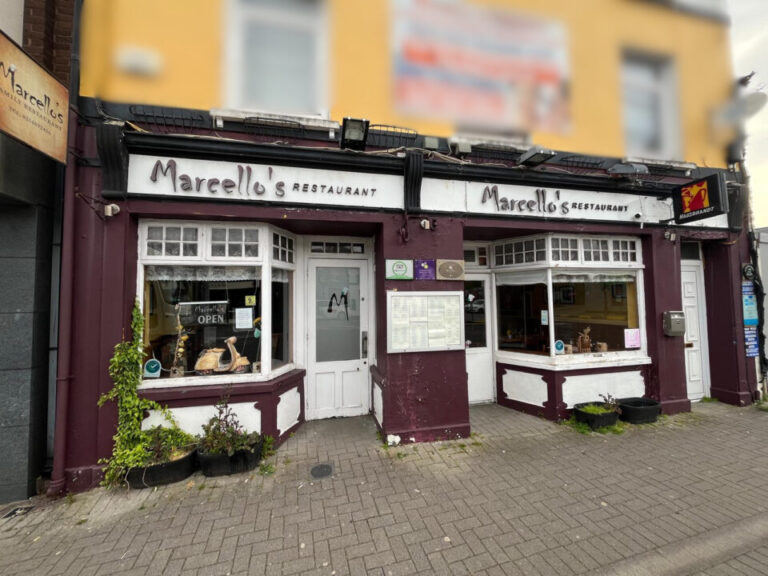 for sale for sale at Marcello’s Restaurant, 7,8 East Douglas Street, Douglas, Co. Cork, T12TD6C